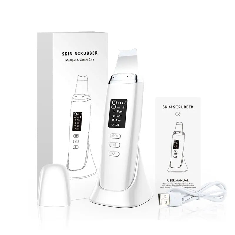 Ultrasonic Facial Skin Scrubber