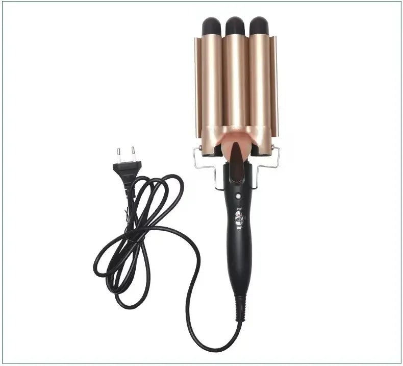 Triple Barrel Curling Wand